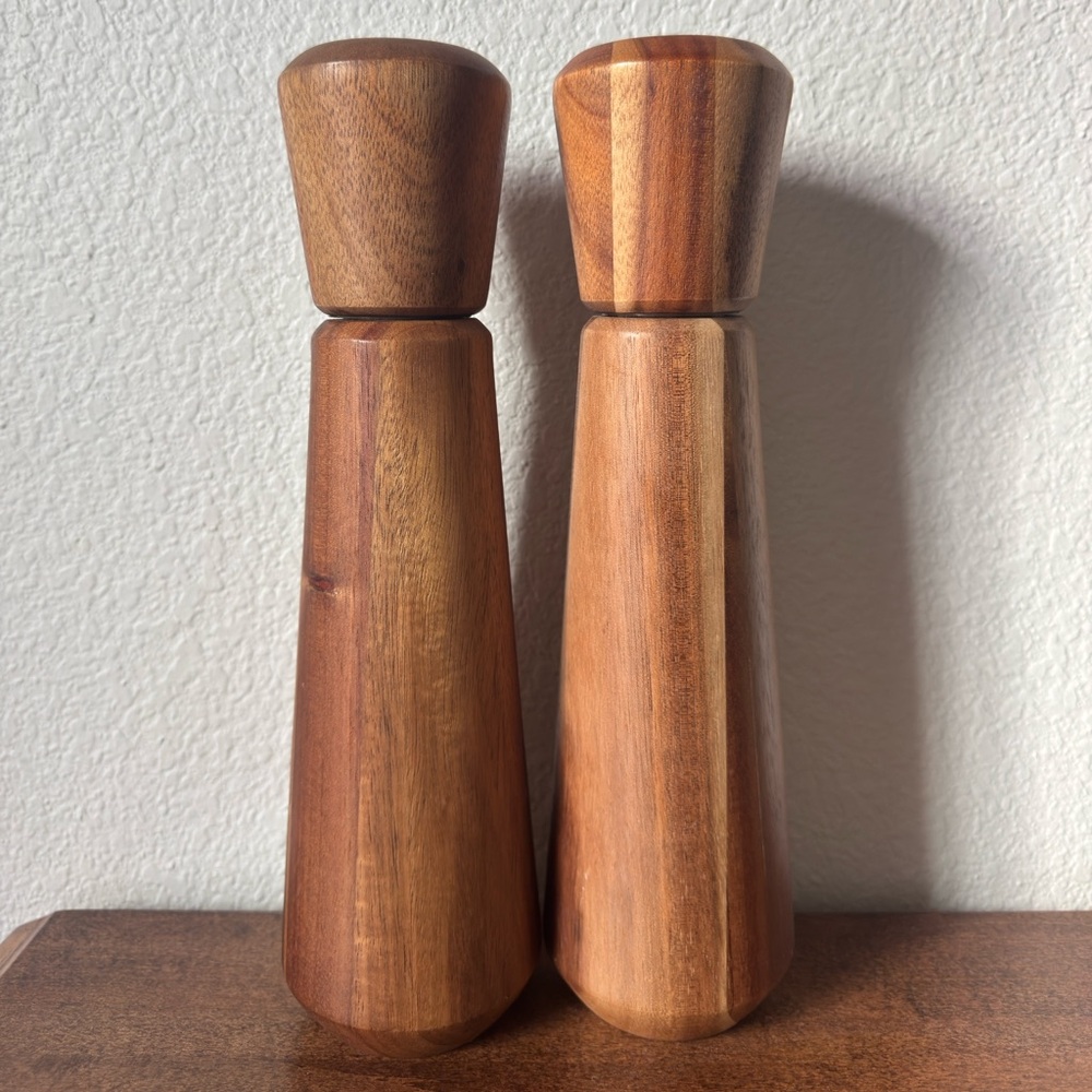 Wooden Salt and Pepper Grinders
